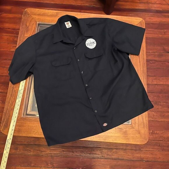Dickies Old Irving Brewing Company Button Down Shirt SHAMLESS "LIP" 2XL LIKE NEW - Picture 3 of 11